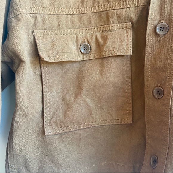 OZMA Tan Utility Jacket for Women - Picture 8 of 10